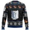 Attack On Titan Survery Corps Ugly Christmas Sweater -Cheap Sweater Store 35618 men sweatshirt front 16