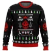 Gurren Lagann Logo Ugly Christmas Sweater -Cheap Sweater Store 35618 men sweatshirt front 43