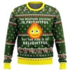 HOWLS MOVING CASTLE Calcifer Fire Is So Delightful Ugly Christmas Sweater -Cheap Sweater Store 35618 men sweatshirt front 46