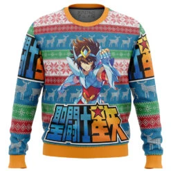 Saint Seiya Alt Ugly Christmas Sweater