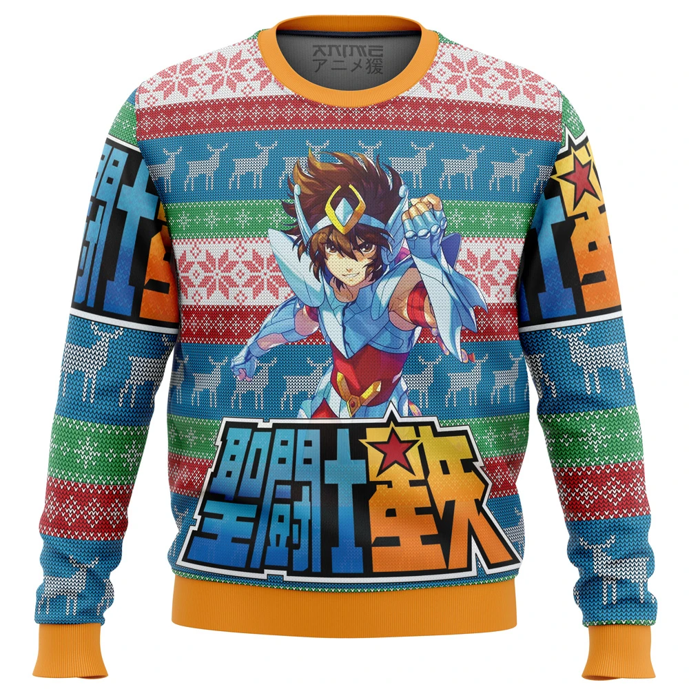 Saint Seiya Alt Ugly Christmas Sweater 3 Saint Seiya Alt Ugly Christmas Sweater