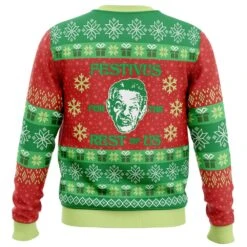 Cheap Sweater Store -Cheap Sweater Store A Festivus for the Rest of Us Seinfeld PC Ugly Christmas Sweater back mockup