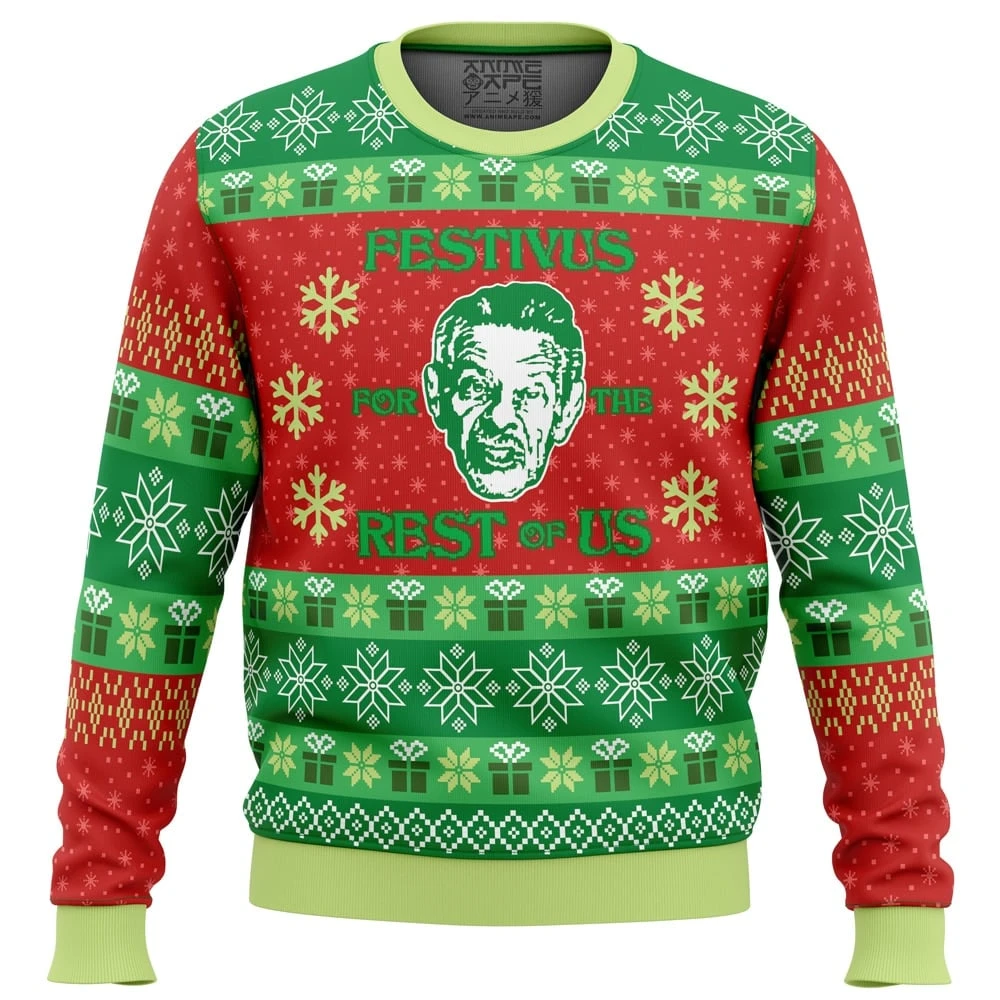 A Festivus For The Rest Of Us Seinfeld Ugly Christmas Sweater 3 A Festivus For The Rest Of Us Seinfeld Ugly Christmas Sweater