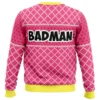 Vegeta Pink Badman Dragon Ball Z Ugly Christmas Sweater 2 Vegeta Pink Badman Dragon Ball Z Ugly Christmas Sweater -Cheap Sweater Store Badman Sweater back