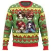 Chibi Christmas Rurouni Kenshin Samurai X Ugly Christmas Sweater -Cheap Sweater Store Chibi Christmas Rurouni Kenshin Samurai X Ugly Christmas Sweater FRONT mockup
