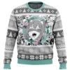 Christmas Anime Ahegao Ugly Christmas Sweater -Cheap Sweater Store Christmas Anime Ahegao men sweatshirt FRONT mockup