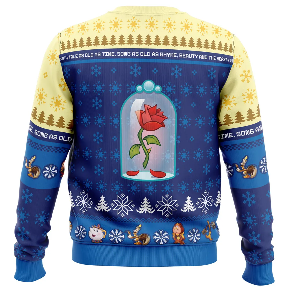 Christmas Beauty And The Beast Disney Ugly Christmas Sweater 6 Christmas Beauty And The Beast Disney Ugly Christmas Sweater - Image 4