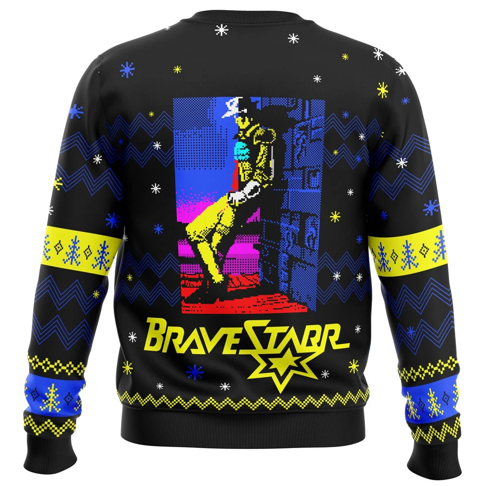 Christmas Cowboy Bravestarr Ugly Christmas Sweater 4 Christmas Cowboy Bravestarr Ugly Christmas Sweater - Image 2