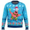 Christmas Patrick Sponge Bob Ugly Christmas Sweater -Cheap Sweater Store Christmas Patrick Sponge Bob Ugly Christmas Sweater FRONT mockup