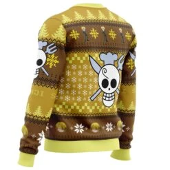 Christmas Sanji One Piece Ugly Christmas Sweater 8 Christmas Sanji One Piece Ugly Christmas Sweater -Cheap Sweater Store Christmas Sanji One Piece men sweatshirt SIDE BACK mockup