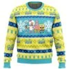 Christmas Spongebob Nickelodeon Ugly Christmas Sweater -Cheap Sweater Store Christmas Spongebob Nickelodeon PC Ugly Christmas Sweater front mockup