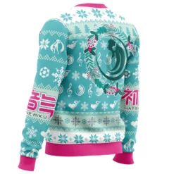 Christmas Symphony Hatsune Miku Ugly Christmas Sweater -Cheap Sweater Store Christmas Symphony Hatsune Miku men sweatshirt SIDE BACK mockup