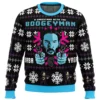 Christmas With The Boogeyman John Wick Ugly Christmas Sweater -Cheap Sweater Store Christmas with the Boogeyman PC men sweatshirt FRONT mockup