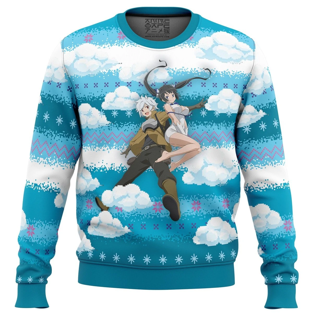 DanMachi Ugly Christmas Sweater 3 DanMachi Ugly Christmas Sweater