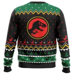 Ethics Of Cloning Jurassic Park Ugly Christmas Sweater -Cheap Sweater Store Ethics of Cloning Jurassic Park men sweatshirt BACK mockup