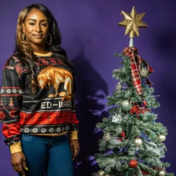 Fullmetal Alchemist Chimera Nina Tucker Ed-ward Ugly Christmas Sweater -Cheap Sweater Store FMA Chimera Nina Tucker Front 4