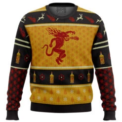 Fireball Cinnamon Whisky Ugly Christmas Sweater