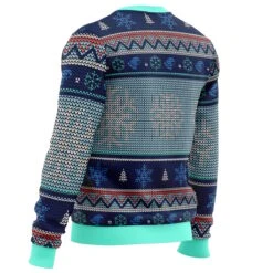 Gintama Gintoki And Sadaharu Ugly Christmas Sweater -Cheap Sweater Store Gintoki and Sadaharu Gintama men sweatshirt Half Back