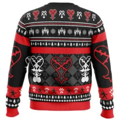 Heartless Christmas Kingdom Hearts Ugly Christmas Sweater -Cheap Sweater Store Heartless Christmas Kingdom Hearts men sweatshirt BACK mockup