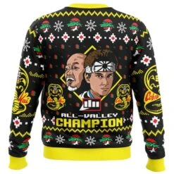 Karate Kid Christmas Ugly Christmas Sweater -Cheap Sweater Store Karate Kid Christmas PC men sweatshirt BACK mockup
