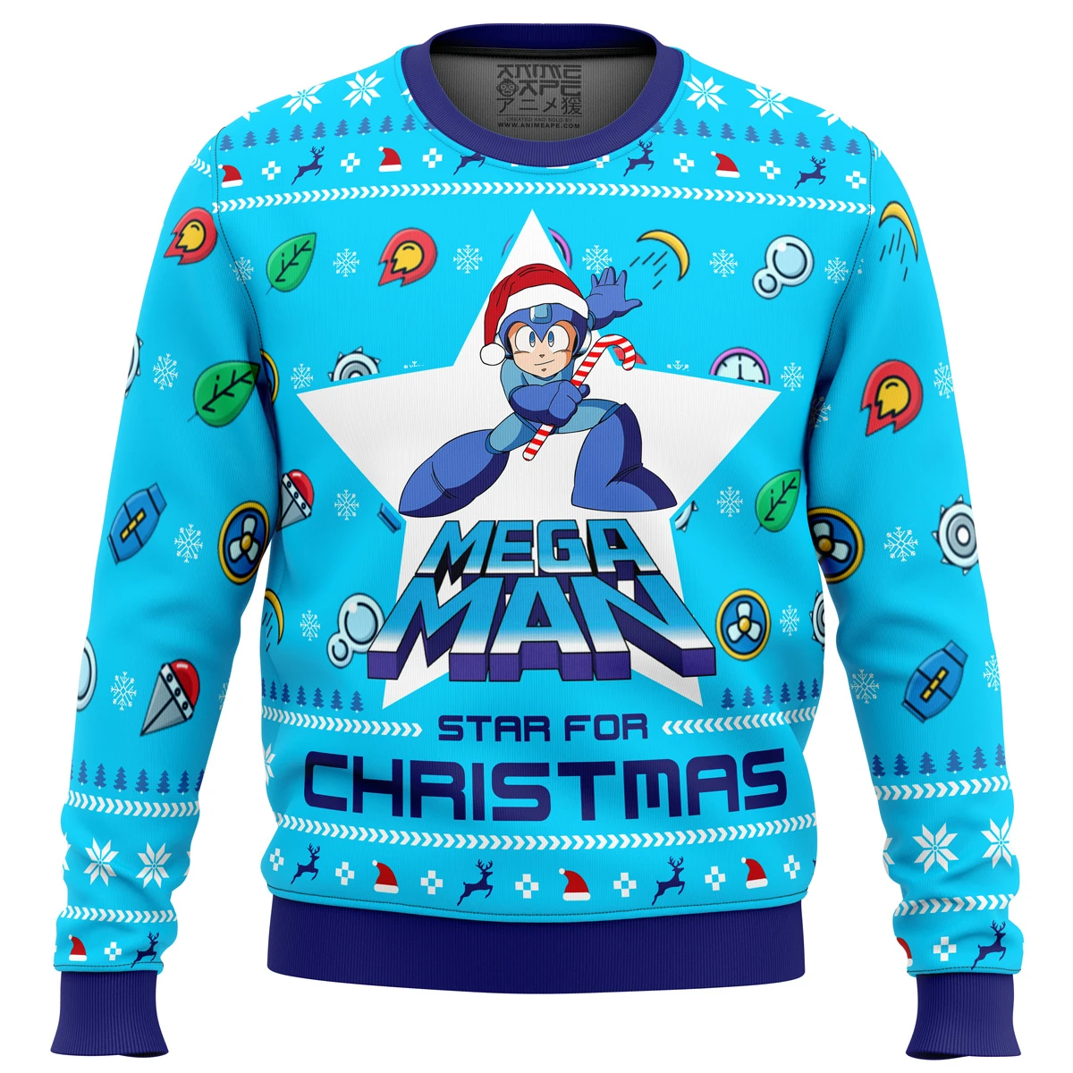 Mega Man Mega Christmas Ugly Christmas Sweater 3 Mega Man Mega Christmas Ugly Christmas Sweater