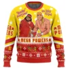 Mega Powers Macho Man And Hulk Hogan Ugly Christmas Sweater -Cheap Sweater Store Mega Powers MachoMan and HulkHogan PC Ugly Christmas Sweater FRONT mockup