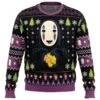 No Face Gold Nuggets Spirited Away Ugly Christmas Sweater -Cheap Sweater Store No Face Gold Nuggets Spirited Away Ugly Christmas Sweater FRONT mockup