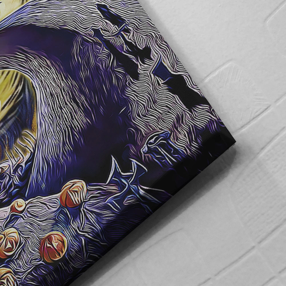 Starry Nightmare Before Christmas Canvas Print Wall Art 5 Starry Nightmare Before Christmas Canvas Print Wall Art - Image 4