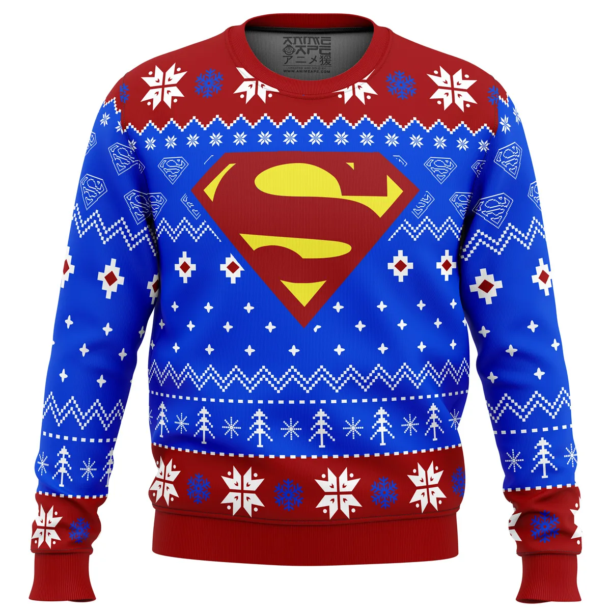 Super Heroes Superman Christmas Ugly Christmas Sweater 3 Super Heroes Superman Christmas Ugly Christmas Sweater