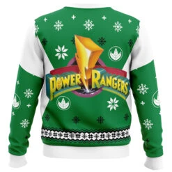 Mighty Morphin Power Rangers Green Ugly Christmas Sweater 9 Mighty Morphin Power Rangers Green Ugly Christmas Sweater -Cheap Sweater Store Sweater back 10