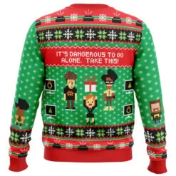The IT Crowd Ugly Christmas Sweater -Cheap Sweater Store Sweater back 14