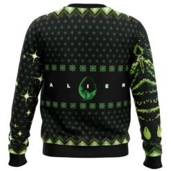 Xenomorph Alien Ugly Christmas Sweater -Cheap Sweater Store Sweater back 2 2