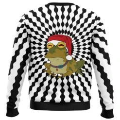 Glory To The Hypnotoad Ugly Christmas Sweater -Cheap Sweater Store Sweater back 22