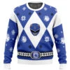 Mighty Morphin Power Rangers Blue Ugly Christmas Sweater -Cheap Sweater Store Sweater front 19 1