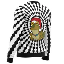 Glory To The Hypnotoad Ugly Christmas Sweater -Cheap Sweater Store Sweater side back 22