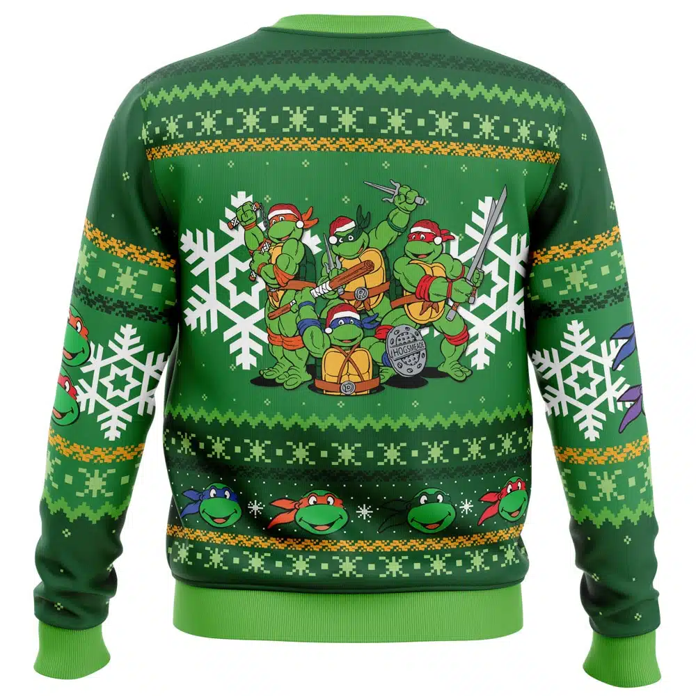 Teenage Mutant Ninja Turtles Christmas Ugly Christmas Sweater 4 Teenage Mutant Ninja Turtles Christmas Ugly Christmas Sweater - Image 2