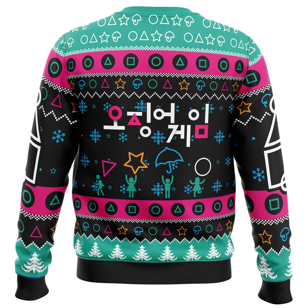 The Game Is On Squid Game Christmas Sweater 6 The Game Is On Squid Game Christmas Sweater - Image 4