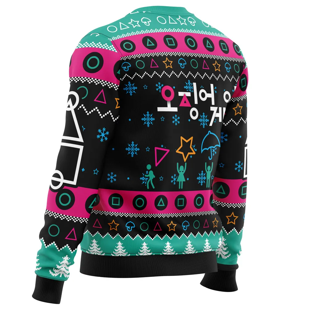 The Game Is On Squid Game Christmas Sweater 5 The Game Is On Squid Game Christmas Sweater - Image 3