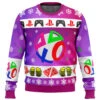 Playstation Neon Ugly Christmas Sweater -Cheap Sweater Store Ugly Christmas Sweater front 65