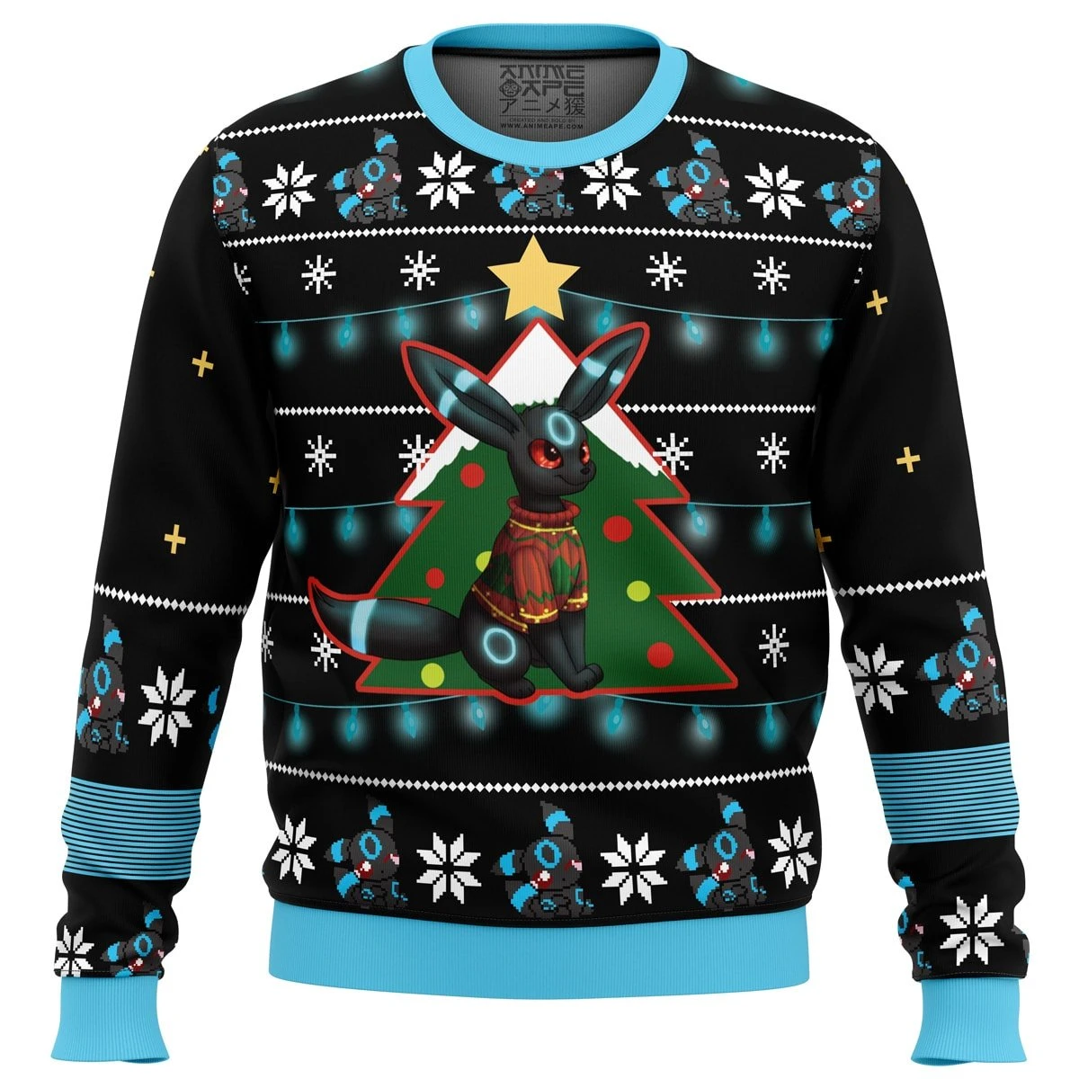 Umbreon Pokemon Ugly Christmas Sweater 3 Umbreon Pokemon Ugly Christmas Sweater