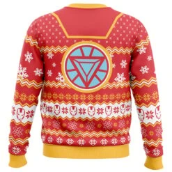 Cheap Sweater Store -Cheap Sweater Store iron Ugly Christmas Sweater back mockup